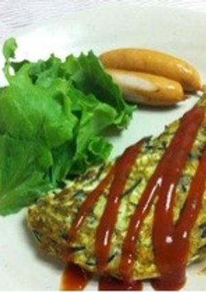 美味しいよ!ひじきのオムレツ☆-レシピのメイン写真