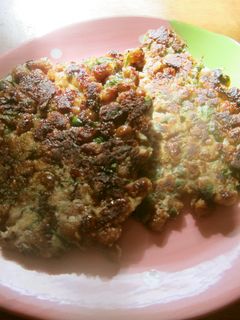 納豆と青シソのお焼き-レシピのメイン写真