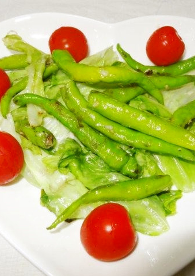 キャベツ＆甘長ししとうの塩麹炒め★-レシピのメイン写真
