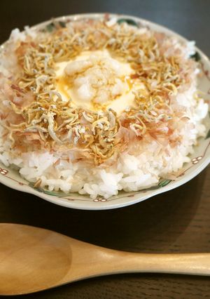 簡単朝食♪塩麹やっこで　じゃこご飯♡-レシピのメイン写真