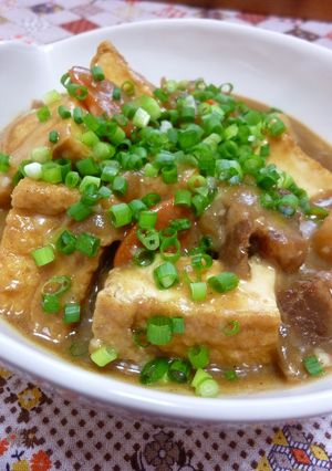 ★カレー厚揚げ*とろ～りチーズ入り★-レシピのメイン写真