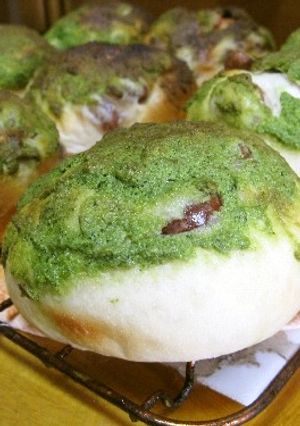 生地のみｈｂでおまかせ金時豆ぱん-レシピのメイン写真