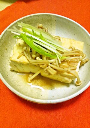 簡単！豆腐とキノコのこくウマバター焼き-レシピのメイン写真