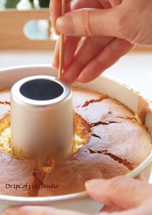 ココナッツオイルでクリームチーズシフォン-レシピのメイン写真