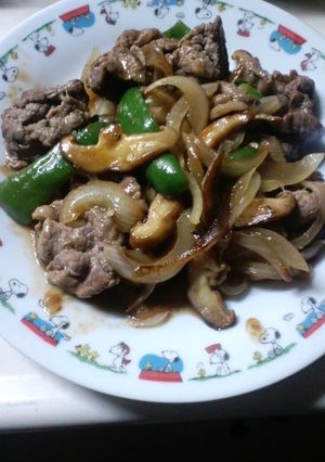 牛肉と野菜の炒め物-レシピのメイン写真