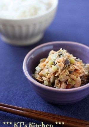 ご飯のお供に♪ 鮭ミョウガ味噌-レシピのメイン写真