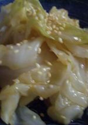 キャベツのからし醤油和え-レシピのメイン写真