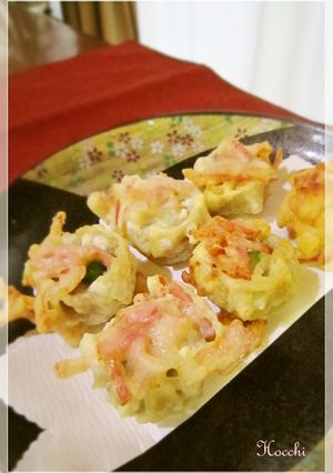 ◎シュウマイ◎のベーコンでかき揚げ♪-レシピのメイン写真