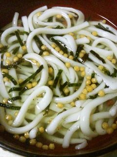 お酒の〆に!? うどん茶漬け-レシピのメイン写真