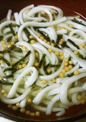 お酒の〆に!? うどん茶漬け-レシピのメイン写真