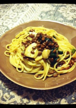 納豆パスタ-レシピのメイン写真