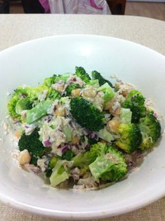 ブロッコリーとひよこ豆のツナマヨサラダ-レシピのメイン写真