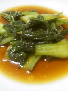 チンゲン菜炒め~味付けは醤油のみ-レシピのメイン写真