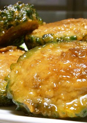 苦くな～い！ゴーヤと挽き肉の照り焼き♪-レシピのメイン写真