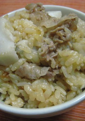 ☆牛肉と里芋の炊き込みご飯☆-レシピのメイン写真