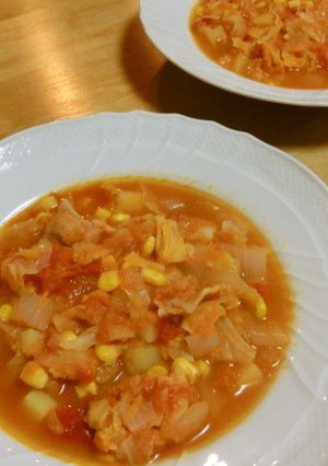*さっぱり♪トマトとバルサミコのスープ*-レシピのメイン写真