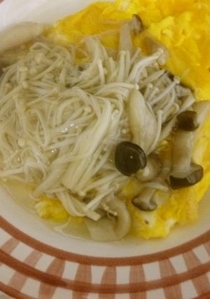 きのこオムレツ-レシピのメイン写真