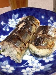 秋の味覚★焼きさんま寿司-レシピのメイン写真