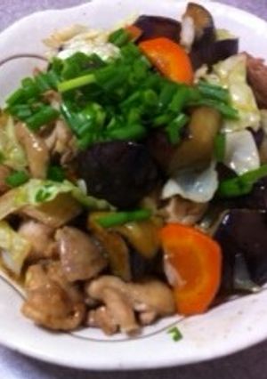 鶏肉と野菜たっぷりオイスターソース炒め-レシピのメイン写真