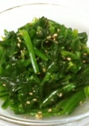 韓国 ほうれん草のナムル-レシピのメイン写真