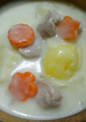電子レンジ圧力鍋deクリームシチュー-レシピのメイン写真