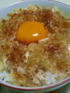 卵かけご飯には血液サラサラ効果の玉葱を-レシピのメイン写真