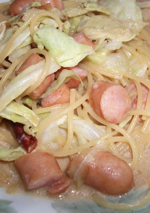 ピリ辛みそパスタ-レシピのメイン写真