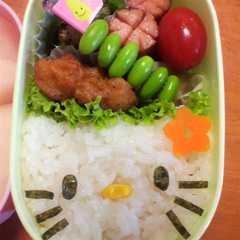 รูปของ キャラ弁＊つめただけキティちゃん＊