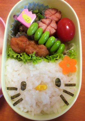 キャラ弁＊つめただけキティちゃん＊-レシピのメイン写真