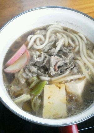 牛鍋焼きうどん-レシピのメイン写真