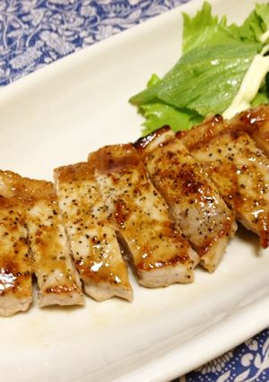 豚肉のニンニクポン酢焼き-レシピのメイン写真