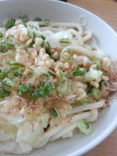 1玉でもボリューミーなタヌキうどん♪-レシピのメイン写真