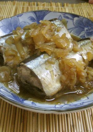 さんまのとろ～り玉ねぎ煮-レシピのメイン写真