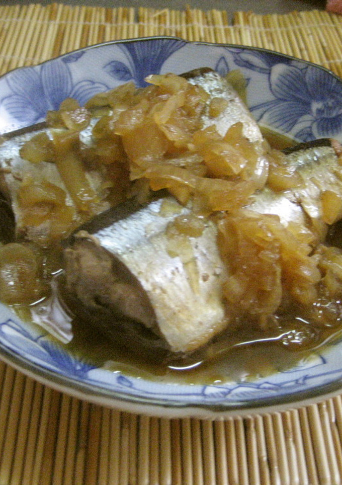 さんまのとろ～り玉ねぎ煮-レシピのメイン写真