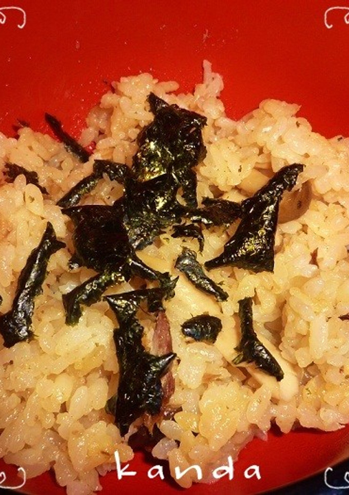 3種のキノコの炊き込みご飯-レシピのメイン写真