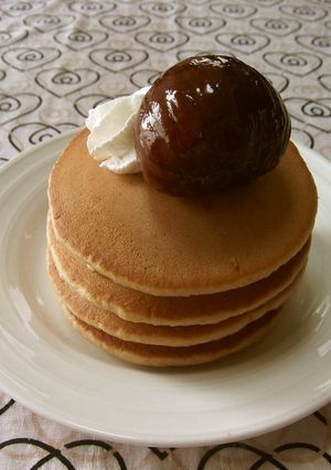 栗のパンケーキ-レシピのメイン写真
