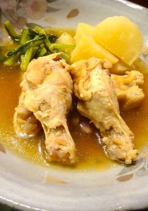 鶏手羽元とカブの煮物-レシピのメイン写真