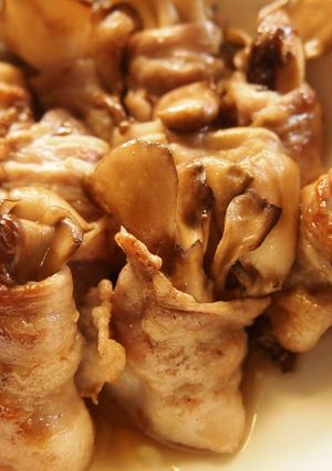 簡単♡きのこの肉巻きバターソテー-レシピのメイン写真