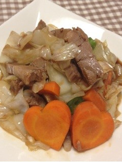 ♡チャーシューde回鍋肉♡-レシピのメイン写真
