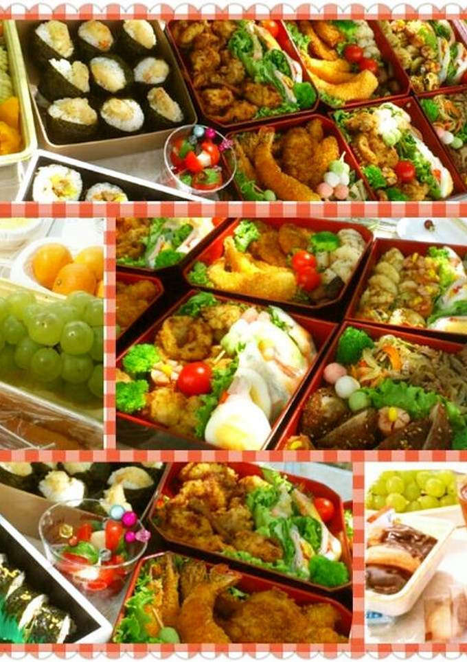 運動会の鮮やかお弁当　2012-レシピのメイン写真