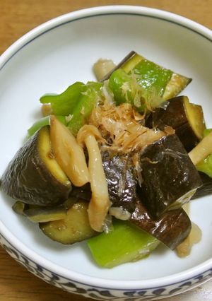 秋☆なすとしめじとピーマン炒め♪-レシピのメイン写真