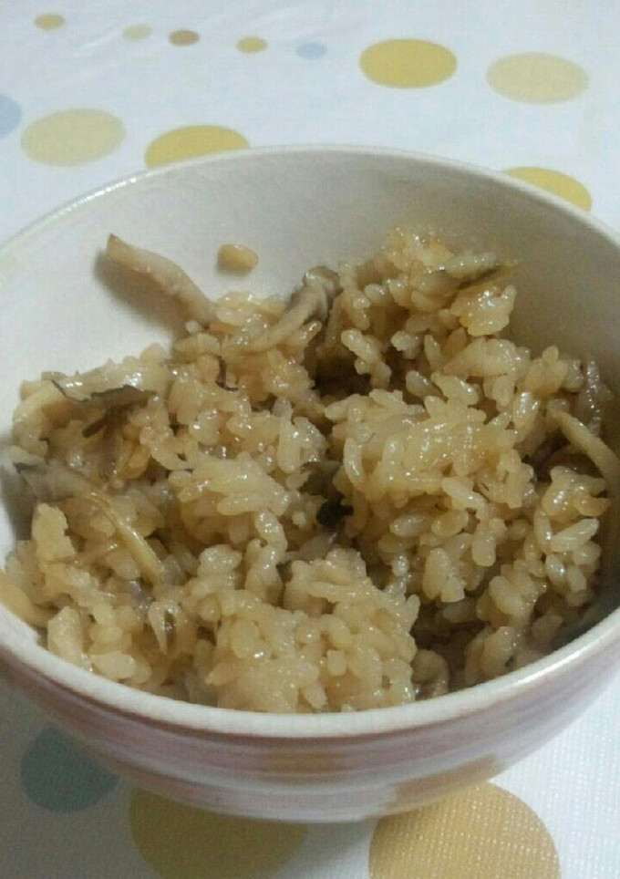 きのこの簡単炊き込みご飯-レシピのメイン写真