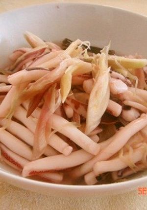 柔らかい!イカとみょうがの1分煮-レシピのメイン写真