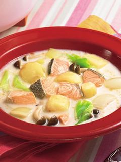 鮭とじゃがいものミルクスープ-レシピのメイン写真