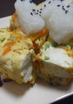 豆腐卵焼き-レシピのメイン写真