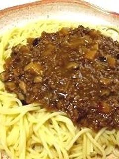 ひき肉で肉味噌パスタ-レシピのメイン写真