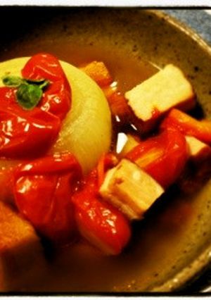 丸ごと玉ねぎのメインディッシュスープ-レシピのメイン写真