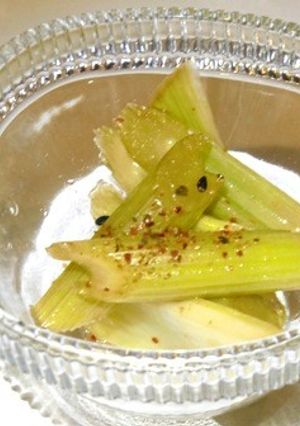 簡単♪セロリの即席マリネ(和風)-レシピのメイン写真