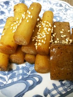 ごぼうとこんにゃくの煮物-レシピのメイン写真