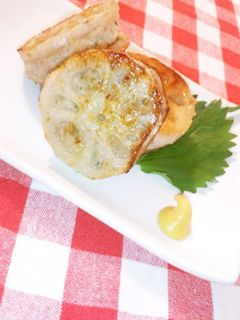 蓮根のはさみ焼き-レシピのメイン写真